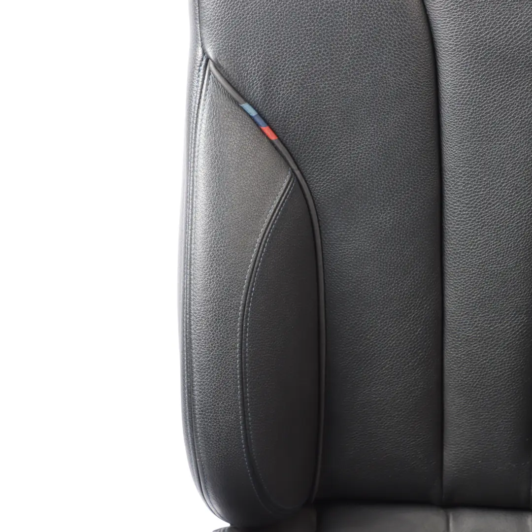  Vordersitz BMW F33 Cabrio Links M Sport Leder Schwarz Kontrast Blau Beheizt - SKU 8062619-1 - Teilenummer 8062619
