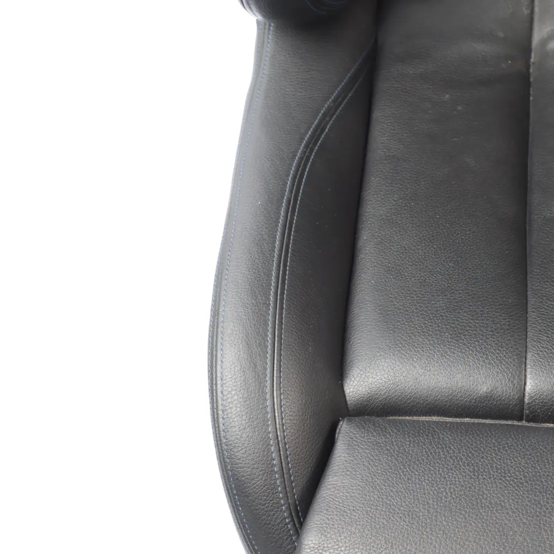  Vordersitz BMW F33 Cabrio Links M Sport Leder Schwarz Kontrast Blau Beheizt - SKU 8062619-1 - Teilenummer 8062619