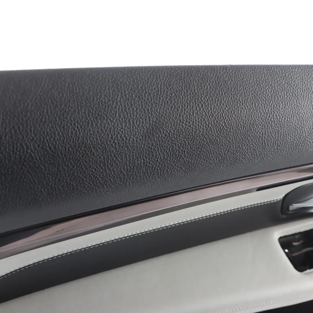 Door Card BMW F82 F83 M4 Front Left N/S Door Lining Leather Merino Silverstone to with Part number 8063597 Door Card BMW F82 F83 M4 Front Left N/S Door Lining Leather Merino Silverstone - SKU 8063597-1 - Part number 8063597