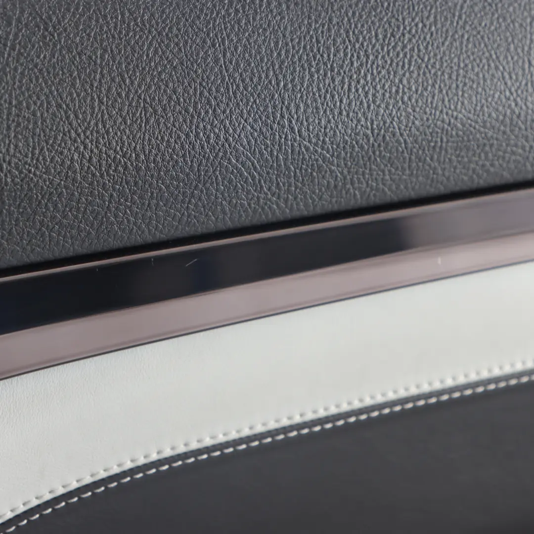 Door Card BMW F82 F83 M4 Front Left N/S Door Lining Leather Merino Silverstone to with Part number 8063597 Door Card BMW F82 F83 M4 Front Left N/S Door Lining Leather Merino Silverstone - SKU 8063597-1 - Part number 8063597