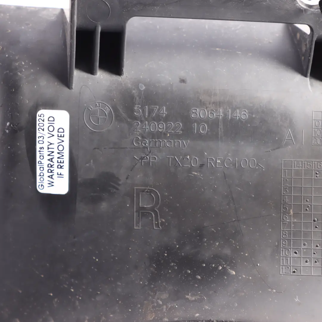 Duct Guide Channel Outer Exterior Radiator Right O/S to BMW M2 F87 Air with Part number 8064146 BMW M2 F87 Air Duct Guide Channel Outer Exterior Radiator Right O/S - SKU 8064146 - Part number 8064146