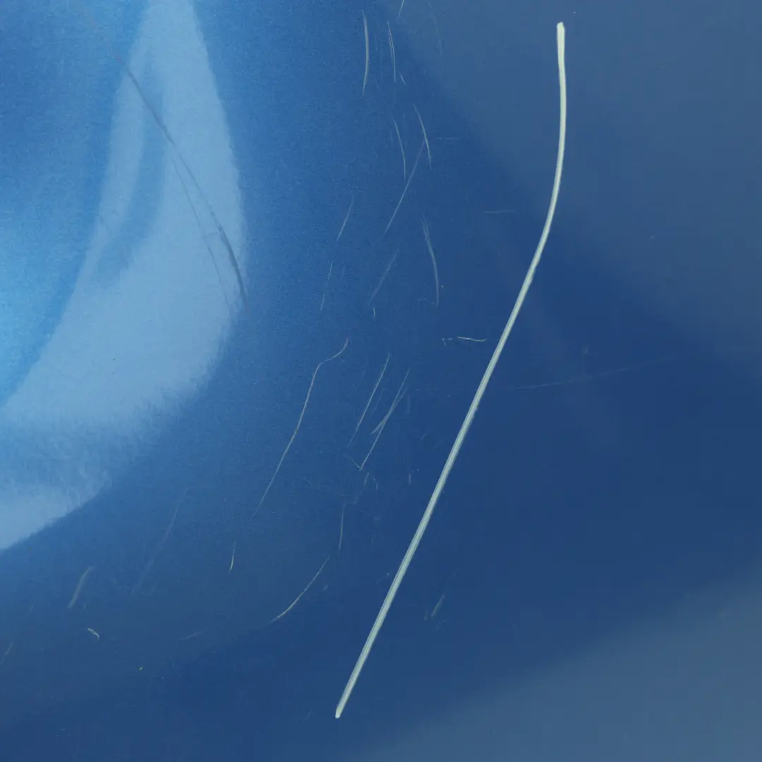 BMW F20 F21 LCI M Sport Rear Bumper Trim Panel Estoril Blue Metallic - B45 - SKU 8064151-EB - Part number 8064151