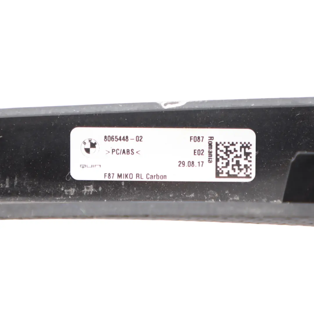 BMW F87 M2 Cover Dashboard Centre Console Interior Trim Strip Carbon - SKU 8065448 - Part number 8065448