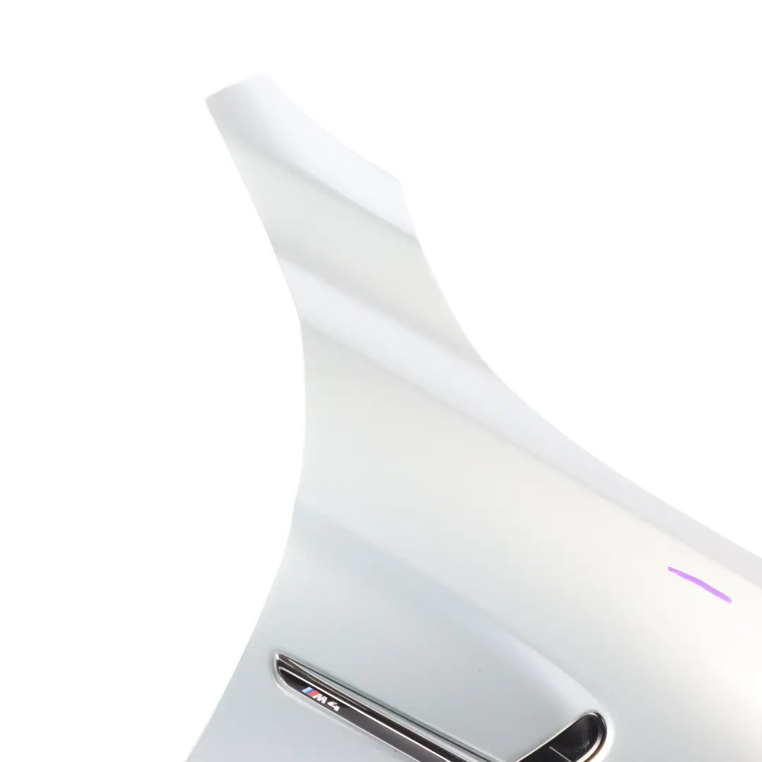 Side Panel Fender Wing Front Right O/S Silverstone II - A29 to BMW F82 F83 M4 with Part number 8066918 BMW F82 F83 M4 Side Panel Fender Wing Front Right O/S Silverstone II - A29 - SKU 8066918-SIL - Part number 8066918