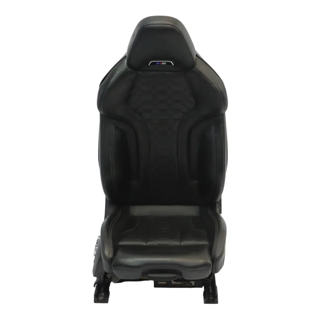 BMW X4 M F98 M Sport Sedile Anteriore Destro Riscaldato Pelle Merino Nero - SKU 8067169-1 - Numero di parte 8067169
