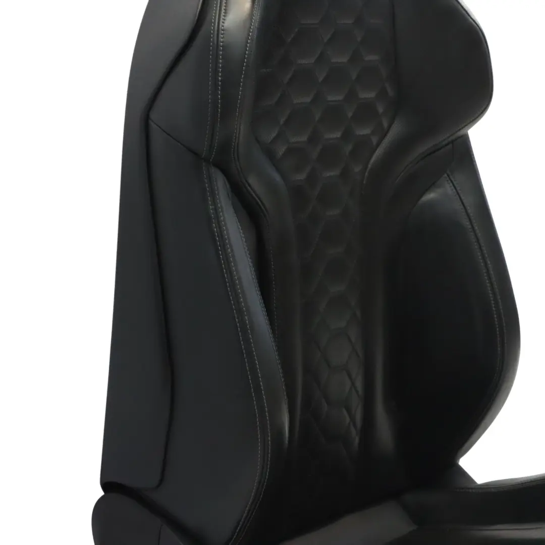 Sedile Anteriore Destro Riscaldato Pelle Merino Nero per BMW X4 M F98 M Sport con numero di parte 8067169 BMW X4 M F98 M Sport Sedile Anteriore Destro Riscaldato Pelle Merino Nero - SKU 8067169-1 - Numero di parte 8067169