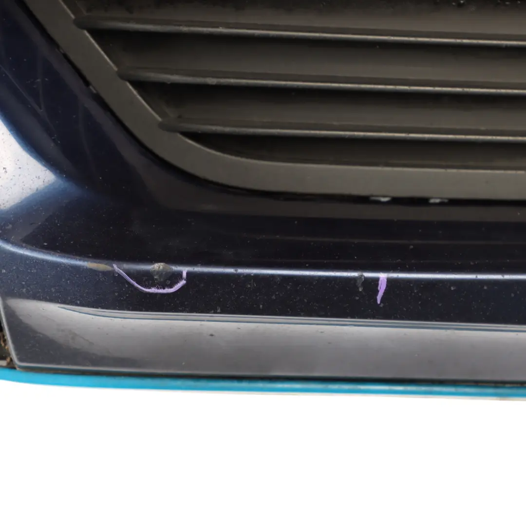 Complete Front Bumper Trim Panel Mediterranean Blue C10 to BMW F20 F21 LCI with Part number 7429711 BMW F20 F21 LCI Complete Front Bumper Trim Panel Mediterranean Blue C10 - SKU 7429711-MED - Part number 7429711