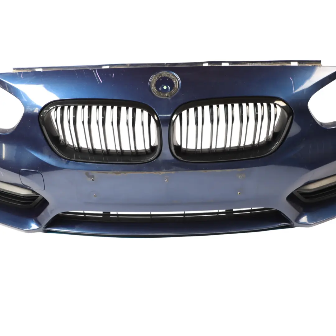 BMW F20 F21 LCI Complete Front Bumper Trim Panel Mediterranean Blue C10 - SKU 7429711-MED - Part number 7429711