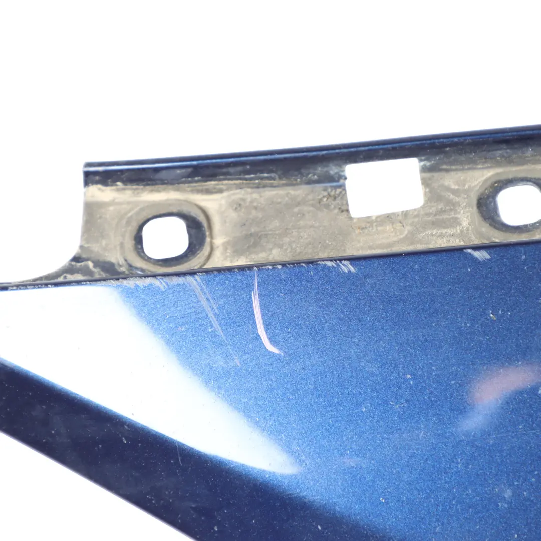 Complete Front Bumper Trim Panel Mediterranean Blue C10 to BMW F20 F21 LCI with Part number 7429711 BMW F20 F21 LCI Complete Front Bumper Trim Panel Mediterranean Blue C10 - SKU 7429711-MED - Part number 7429711