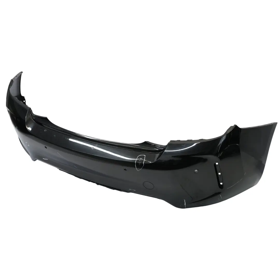 BMW F87 M2 M Sport Rear Bumper Complete PDC Black Sapphire Metallic 475 - SKU 8068541-BS1 - Part number 8068541