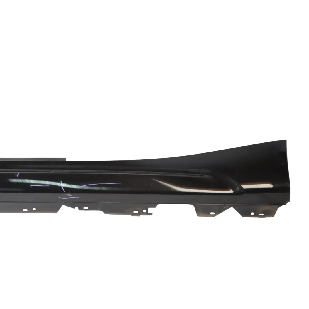 Side Skirt Sill Strip Left N/S Black Sapphire Metallic - 475 to BMW F87 M2 with Part number 8068599 BMW F87 M2 Side Skirt Sill Strip Left N/S Black Sapphire Metallic - 475 - SKU 8068599-BS - Part number 8068599