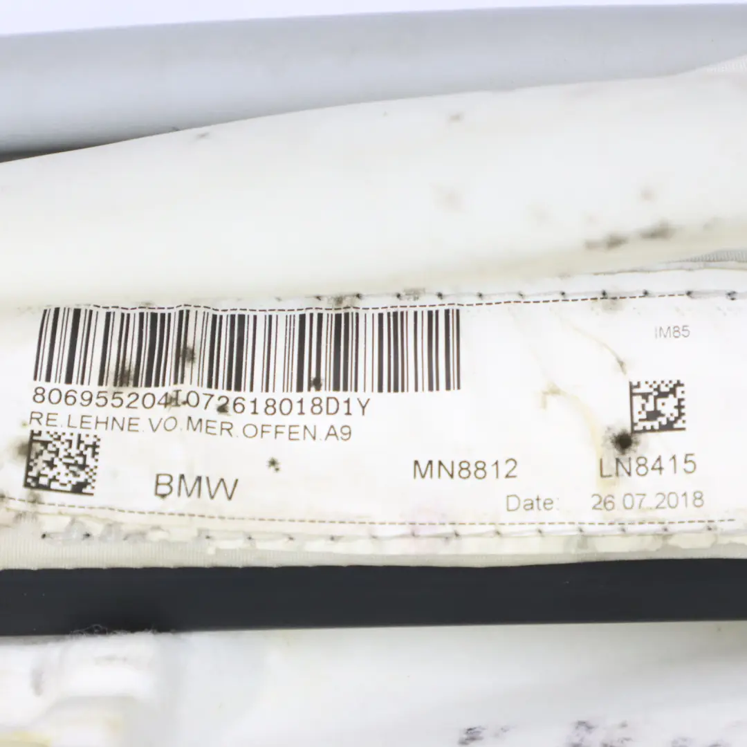 BMW M4 F82 Podgrzewane Oparcie Fotela Przód Prawo Skóra - SKU 8069552-1 - Numer Części 8069552