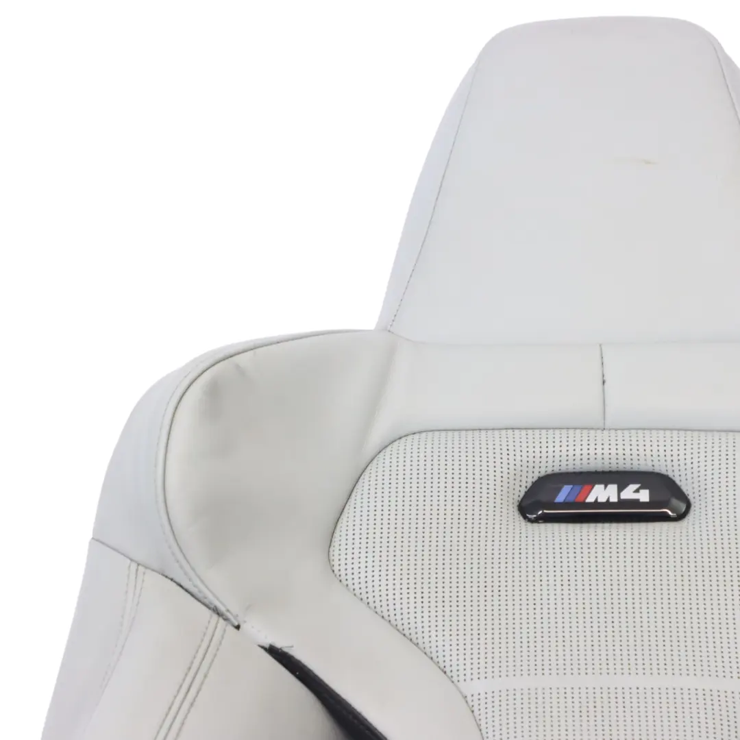 BMW M4 F82 Front Seat Back Rest Cover Cloth Heated Right O/S Leather - SKU 8069552-1 - Part number 8069552