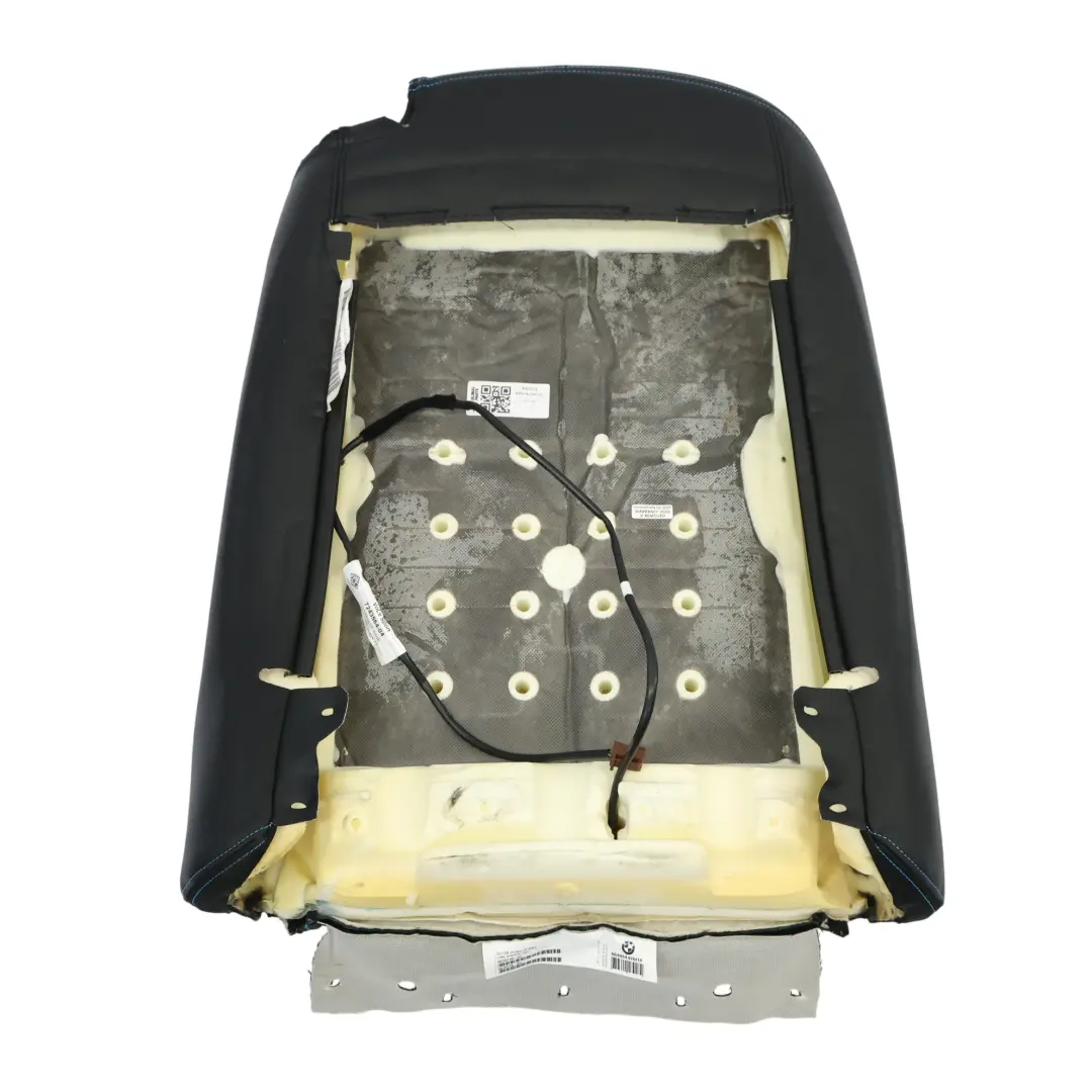 Respaldo Asiento Delantero Izquierdo Calefactable Cuero Dakota Negro para BMW F87 M2 con número de pieza 8070719 BMW F87 M2 Respaldo Asiento Delantero Izquierdo Calefactable Cuero Dakota Negro - SKU 8070719 - Número de pieza 8070719