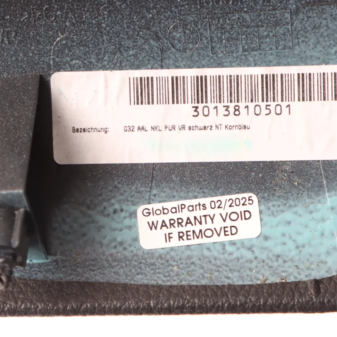 BMW G32 Front Door Card Trim Arm Rest Panel Right O/S Black Leather - SKU 8073824 - Part number 8073824