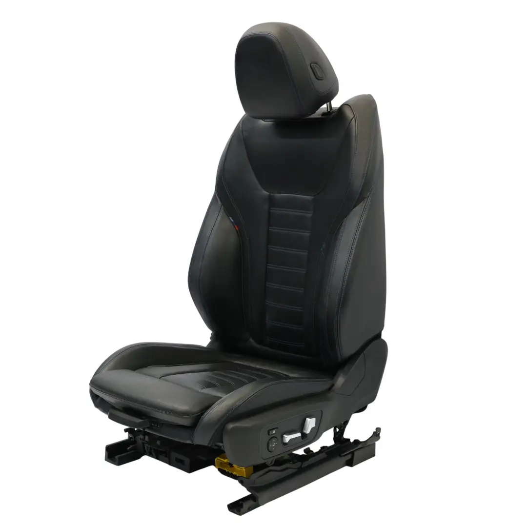 Fotel Przedni Lewy Przód Grzany Pamięć Czarna Skóra do BMW X01 G01 M Sport o numerze 8079697 BMW X01 G01 M Sport Fotel Przedni Lewy Przód Grzany Pamięć Czarna Skóra - SKU 8079697-1 - Numer Części 8079697