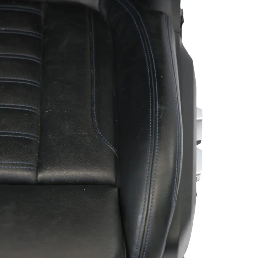 Front Left N/S Heated Memory Leather Black Blue Stitch to BMW X01 G01 M Sport Seat with Part number 8079697 BMW X01 G01 M Sport Seat Front Left N/S Heated Memory Leather Black Blue Stitch - SKU 8079697-1 - Part number 8079697