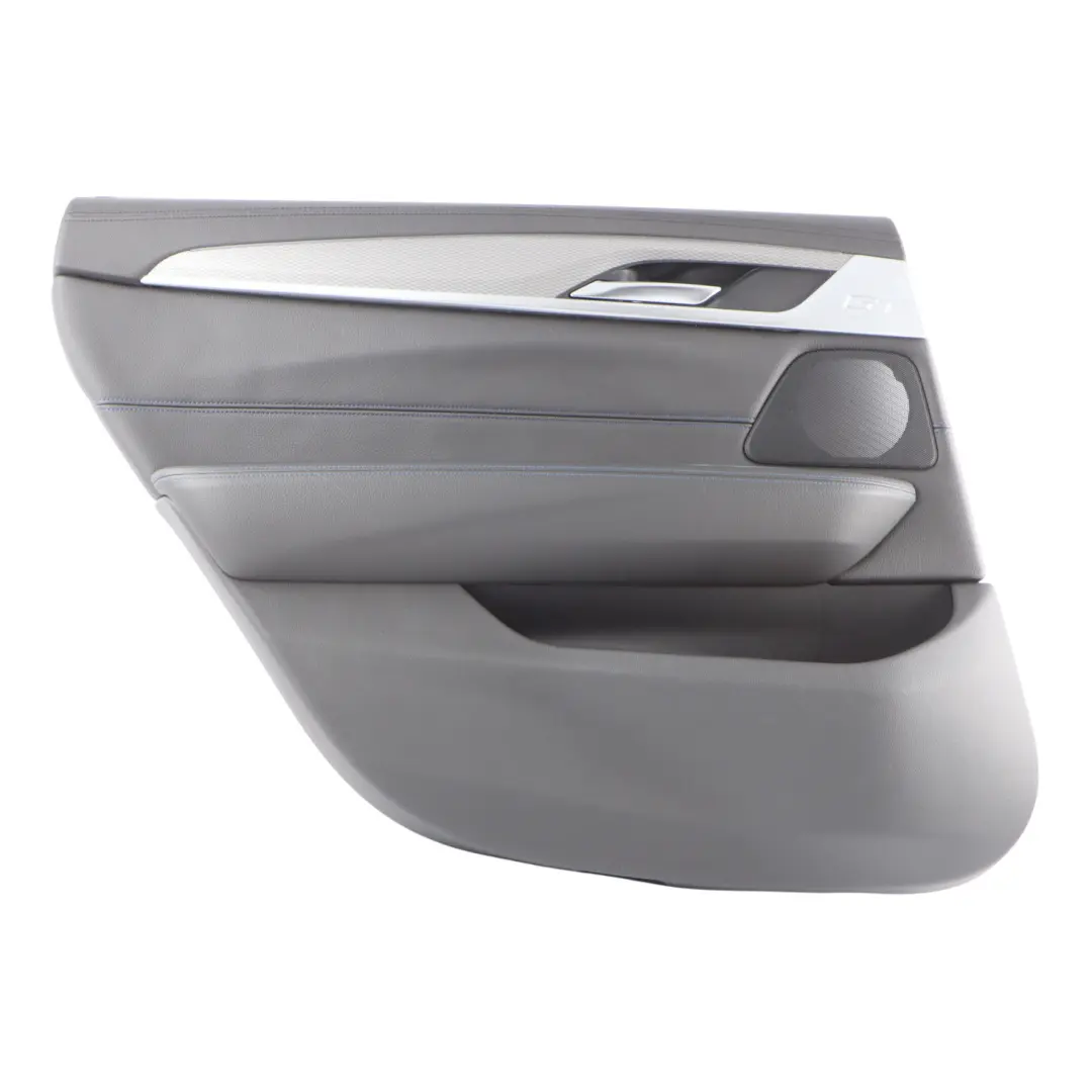 BMW G32 GT Rear Door Card Lining Trim Panel Left N/S Leather Black - SKU 8091485 - Part number 8091485