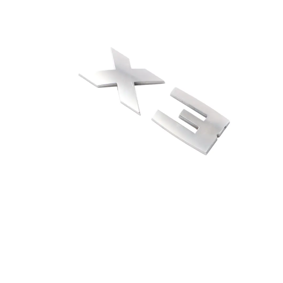 BMW X3 G01 Rear Tailgate Trunk Emblem Base Trim Chrome - SKU 8094311 - Part number 8094311