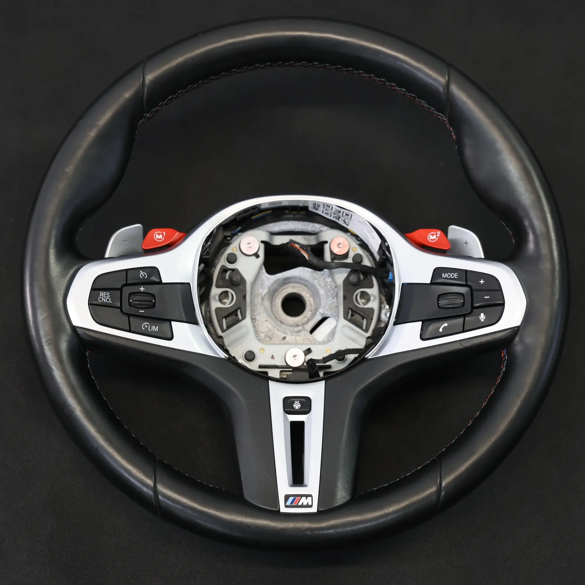 Volant BMW X3 M F97 M Sport Cuir Noir Palettes Changement Vitesse Chauffantes