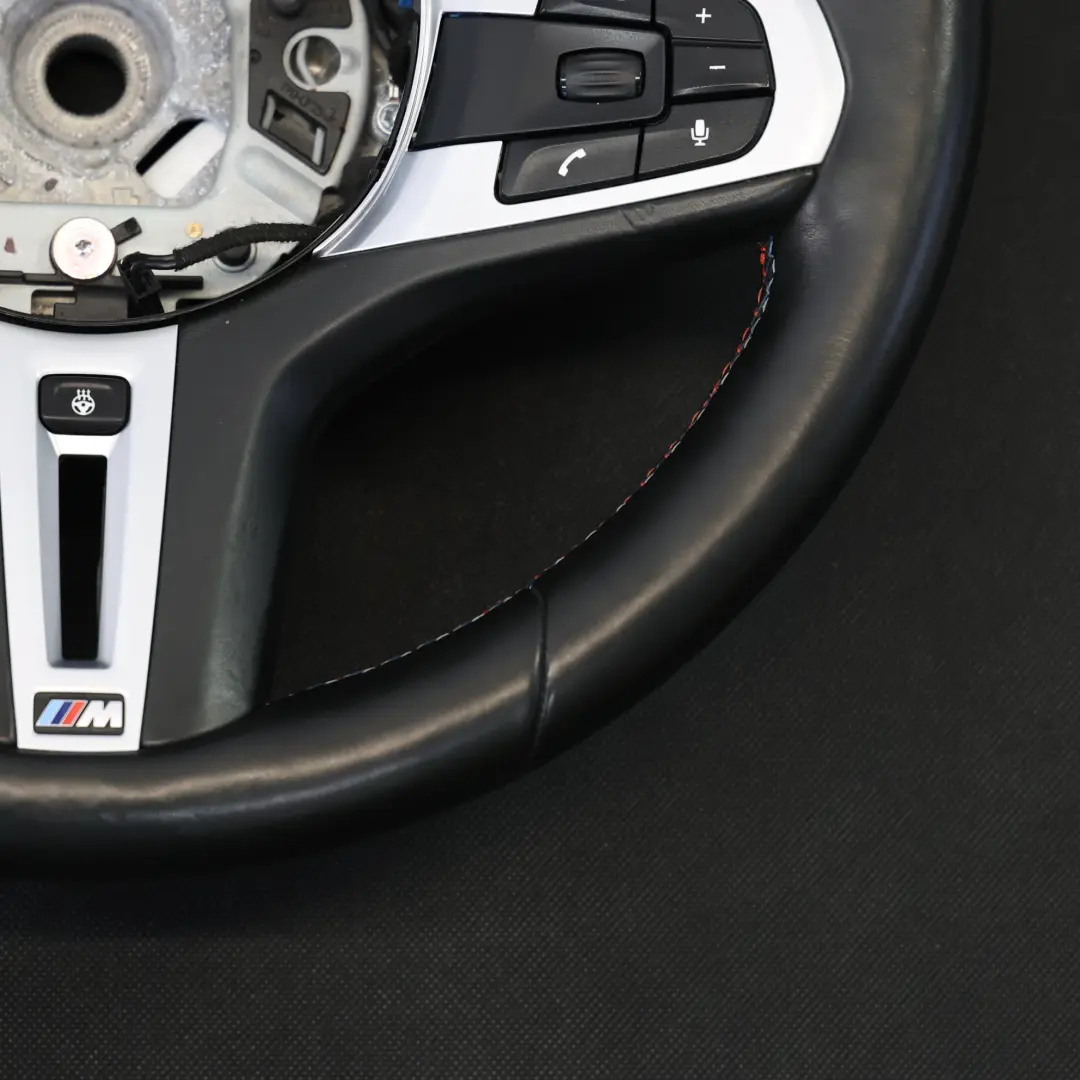 Negro Cuero Calentado Palanca de Cambio para Volante BMW X3 M F97 X4 M F98 M Sport con número de pieza 8097998 Volante BMW X3 M F97 X4 M F98 M Sport Negro Cuero Calentado Palanca de Cambio - SKU 8097998 - Número de pieza 8097998