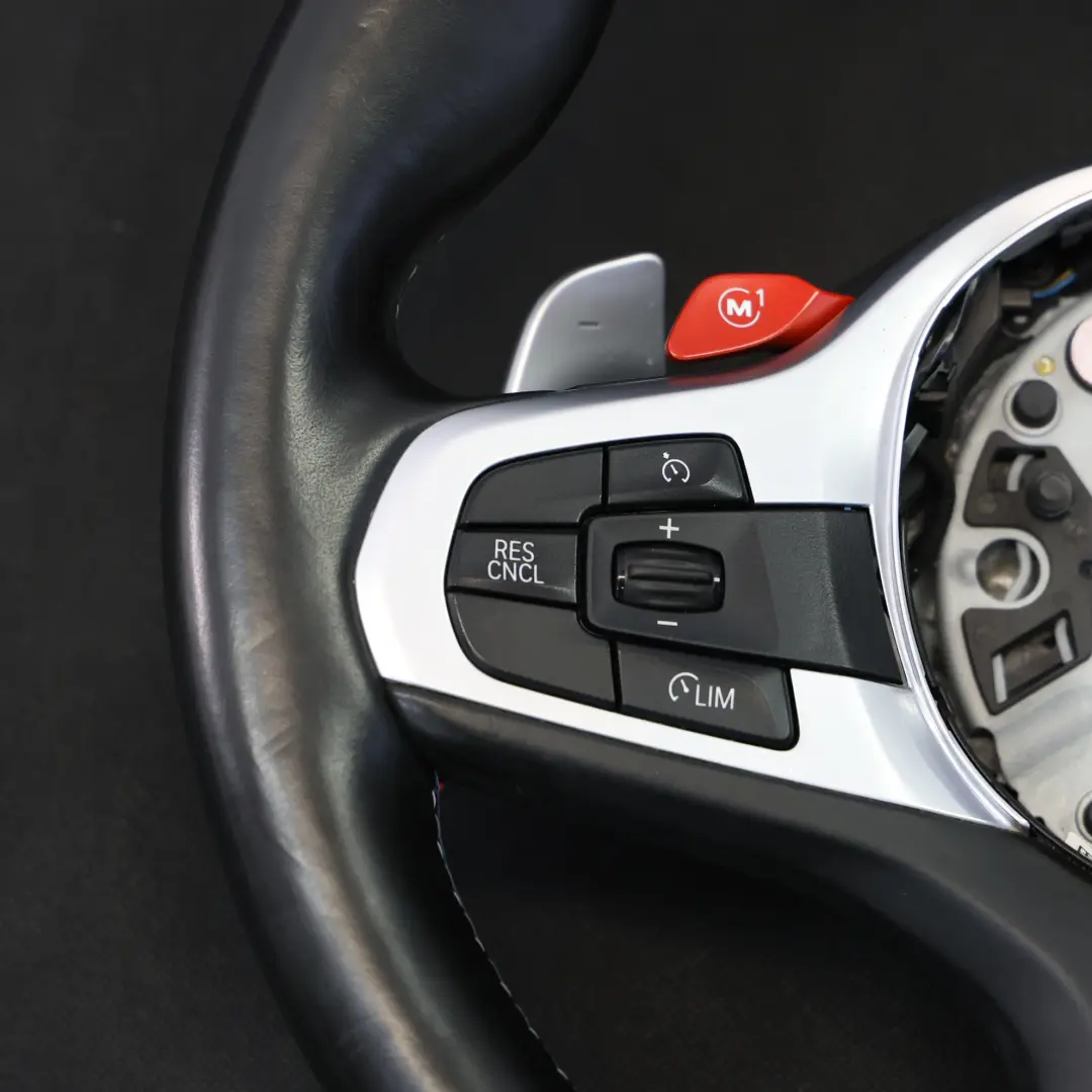 Volant BMW X3 M F97 M Sport Cuir Noir Palettes Changement Vitesse Chauffantes pour à propos du numéro de pièce 8097998 Volant BMW X3 M F97 M Sport Cuir Noir Palettes Changement Vitesse Chauffantes - SKU 8097998 - Numéro de pièce 8097998