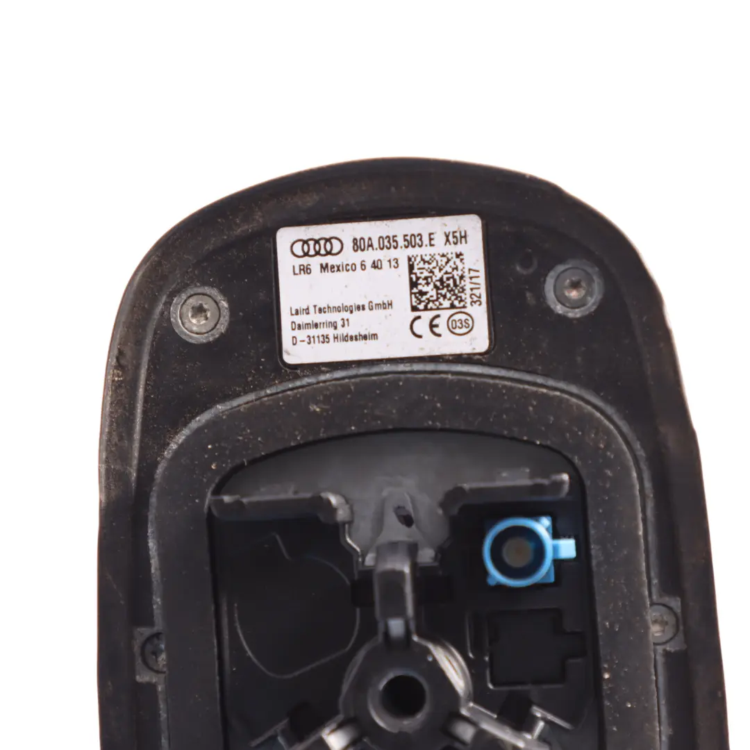 Antenna Amplifier Roof Shark Aerial Base Navara Blue - X5H to Audi Q5 FY with Part number 80A035503E Audi Q5 FY Antenna Amplifier Roof Shark Aerial Base Navara Blue - X5H - SKU 80A035503E-NAB - Part number 80A035503E