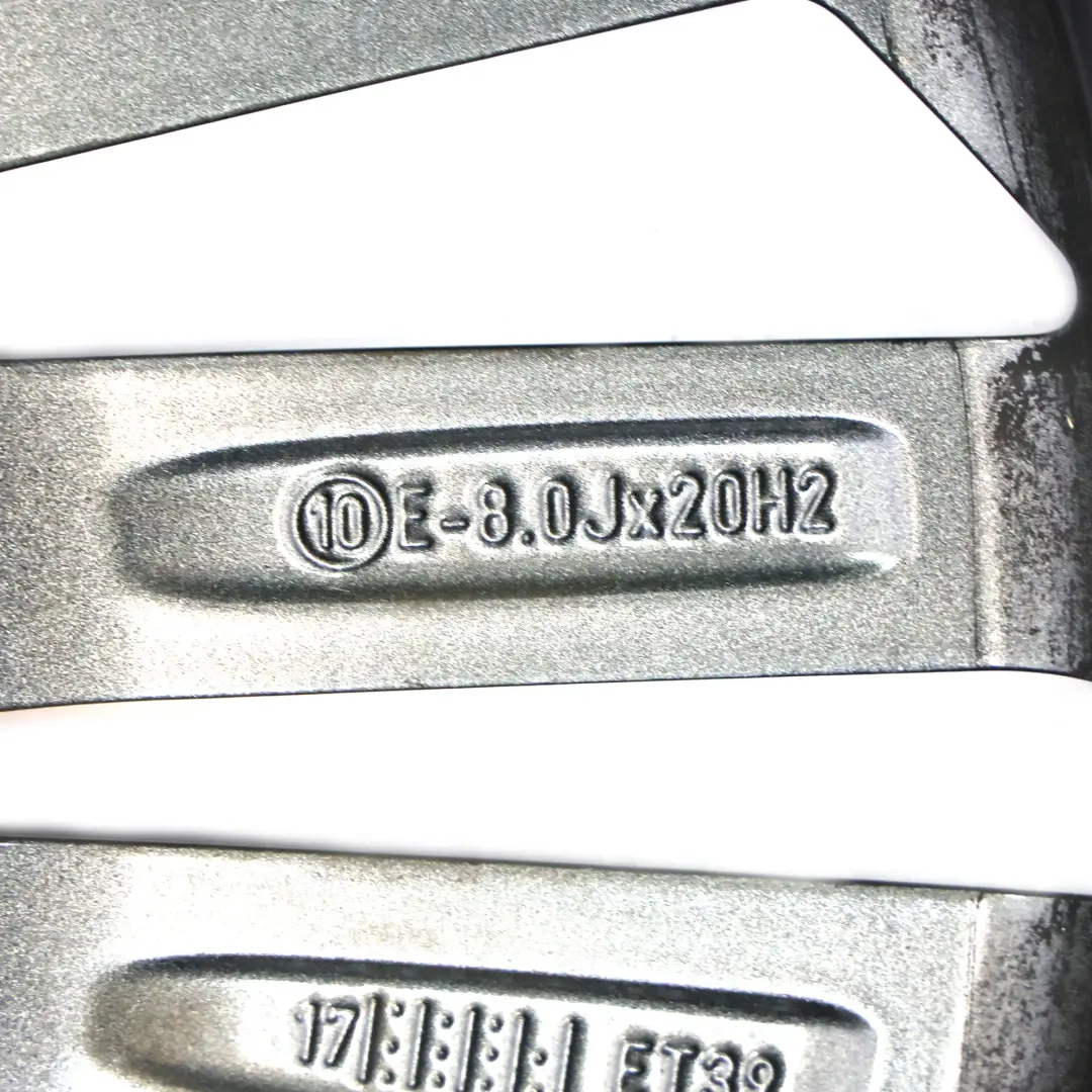 80A S-Line Wheel Alloy Rim 20" 8J ET:39 Double Spoke to Audi Q5 FY with Part number 80A601025F Audi Q5 FY 80A S-Line Wheel Alloy Rim 20" 8J ET:39 Double Spoke - SKU 80A601025F-4 - Part number 80A601025F