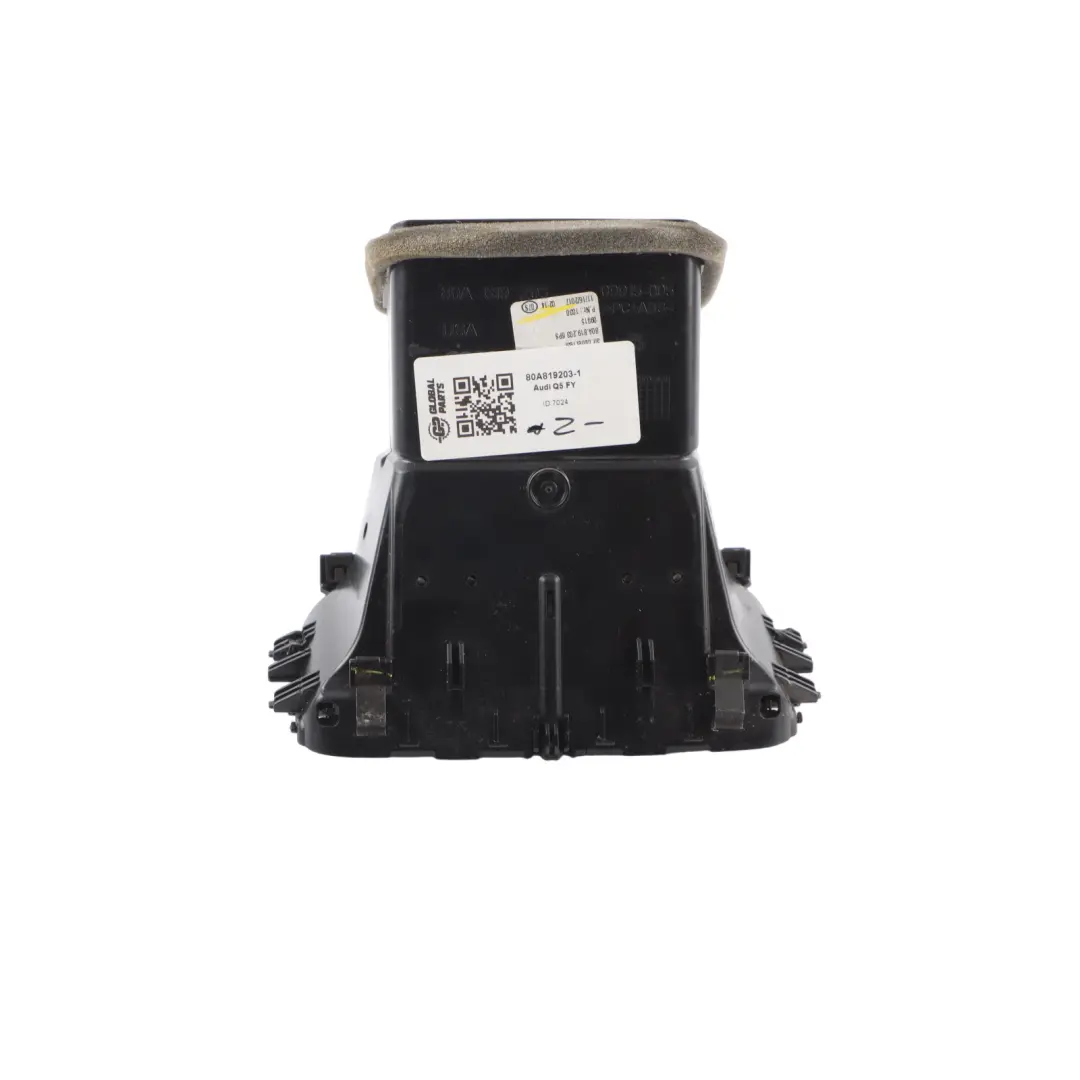 Audi Q5 FY Rear Console A/C Heater Condition Air Vent Grille Nozzle - SKU 80A819203-1 - Part number 80A819203
