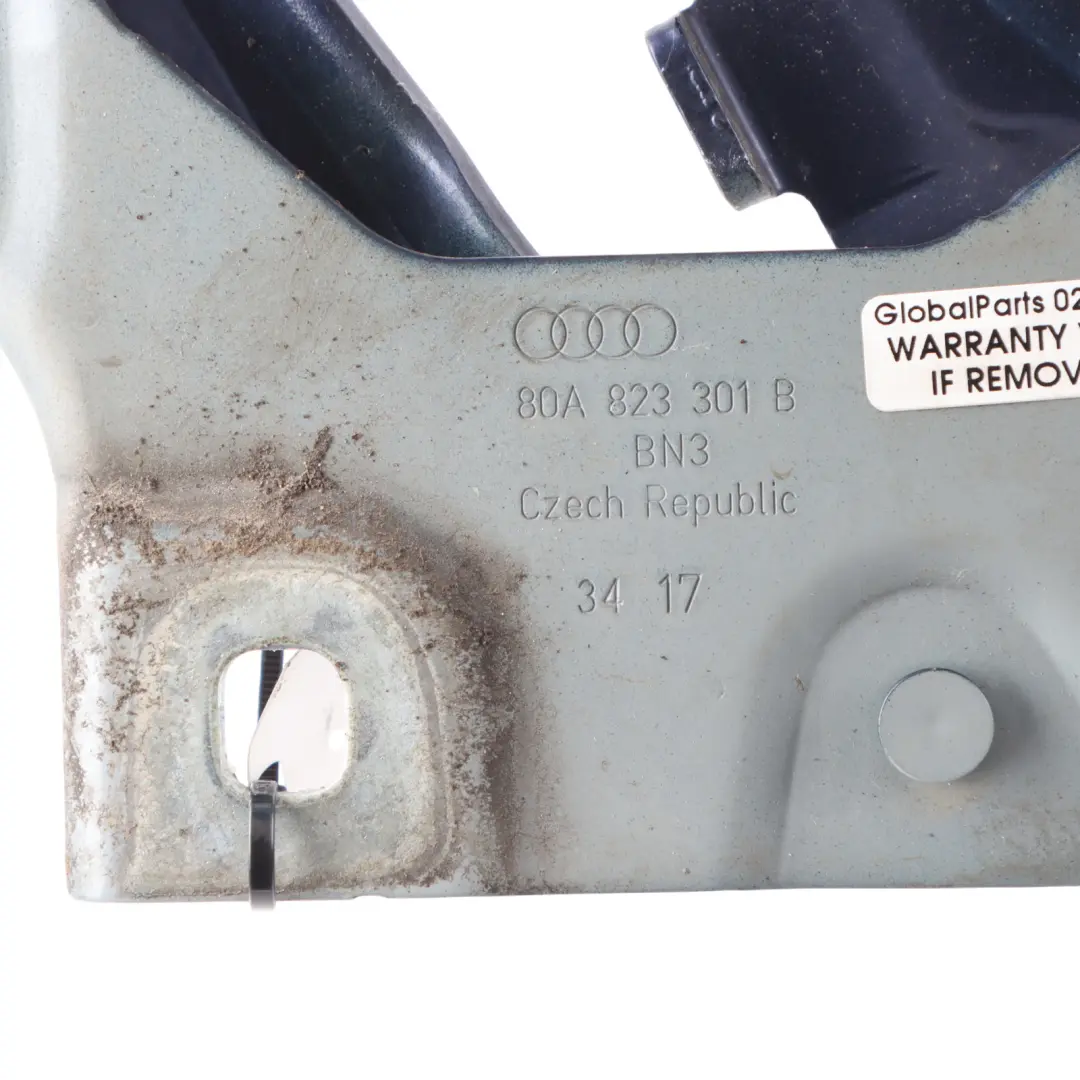 Audi Q5 FY Front Left N/S Bonnet Hinge Navarra Blue Metallic - X5H - SKU 80A823301B-NAB - Part number 80A823301B