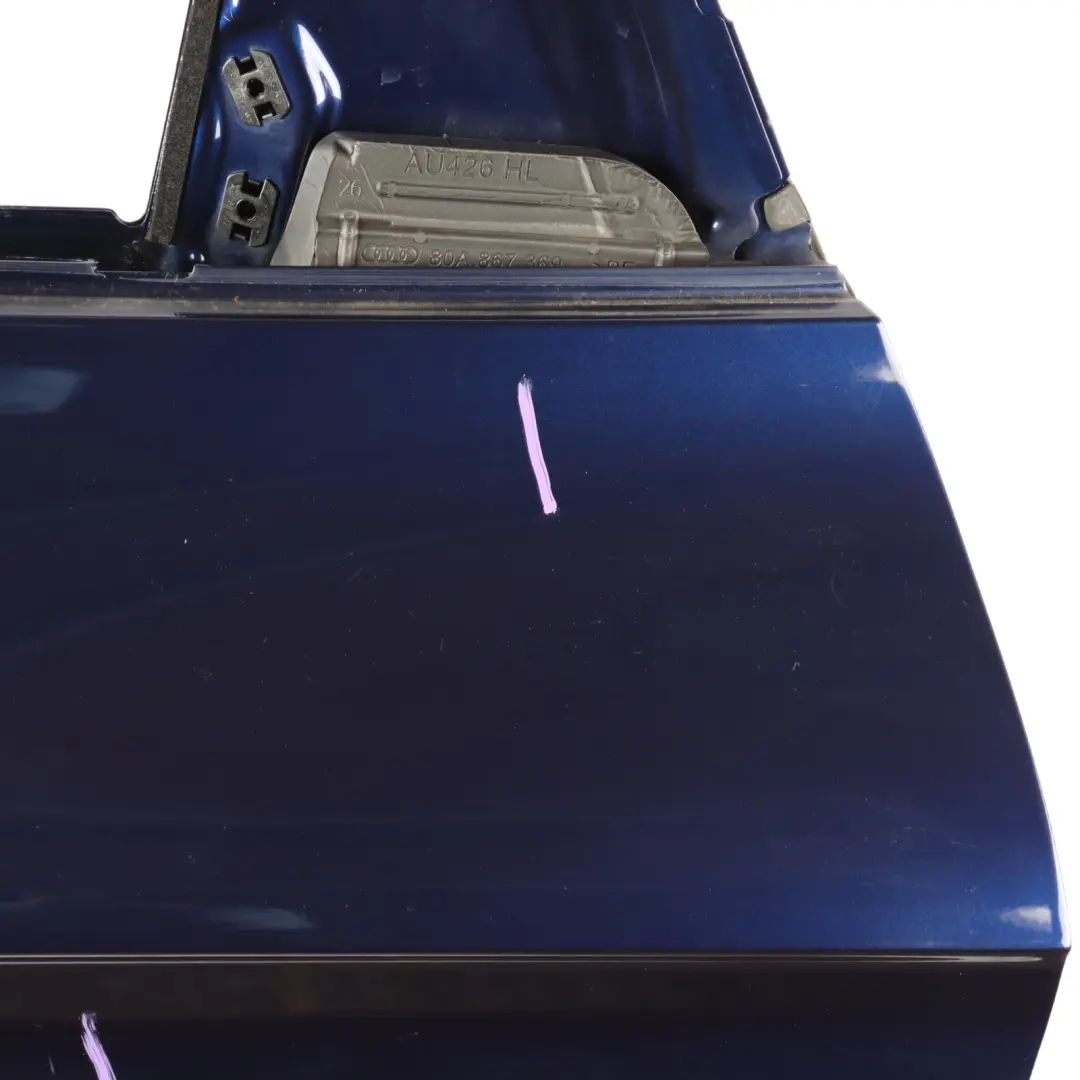 Audi Q5 FY Door Covering Rear Left N/S Navarra Blue Metallic - H5X - SKU 80A833051A-NAB - Part number 80A833051A