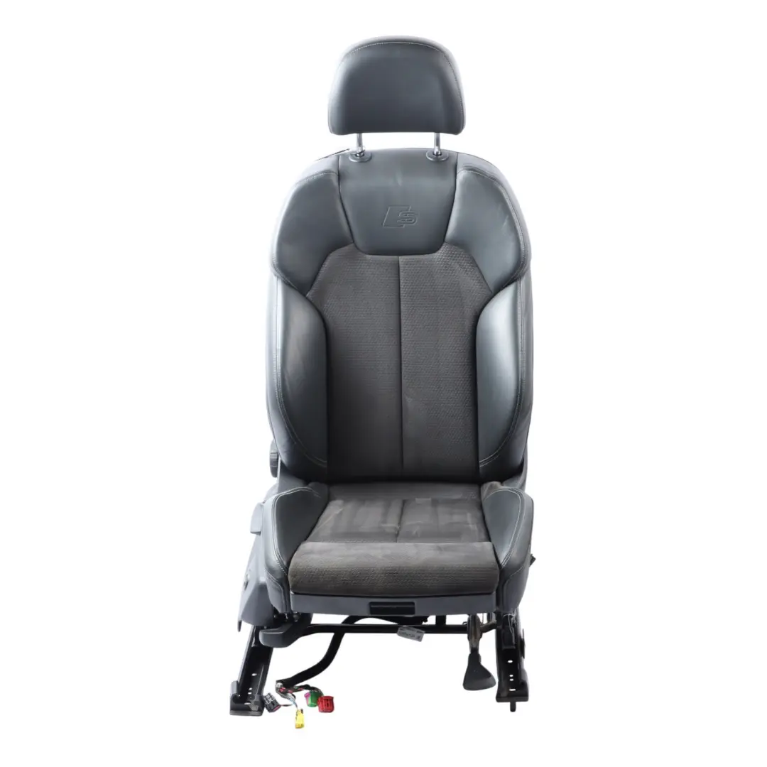 Front Heated S-Line Half Leather Black Right O/S to Audi Q5 FY Sport Seat with Part number 80A881806M Audi Q5 FY Sport Seat Front Heated S-Line Half Leather Black Right O/S - SKU 80A881806M - Part number 80A881806M