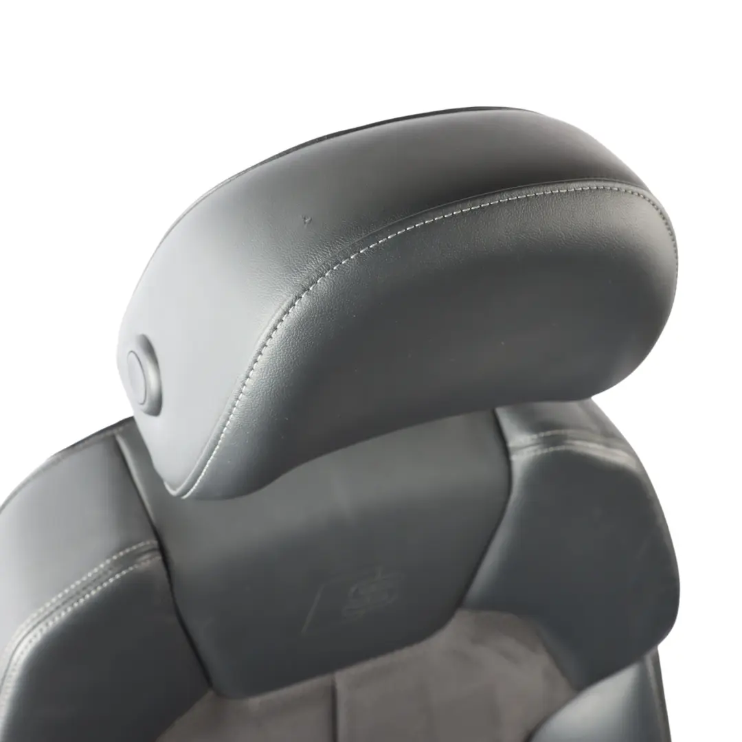 Mk2 FY Asiento Sport Delantero Derecho S-Line Medio Cuero Negro Gris para Audi Q5 con número de pieza 80A881806M Audi Q5 Mk2 FY Asiento Sport Delantero Derecho S-Line Medio Cuero Negro Gris - SKU 80A881806M - Número de pieza 80A881806M
