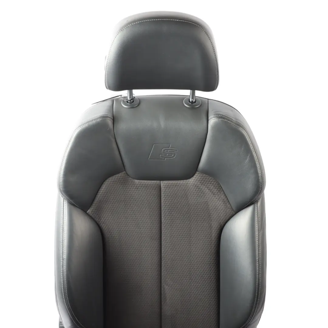 Front Heated S-Line Half Leather Black Right O/S to Audi Q5 FY Sport Seat with Part number 80A881806M Audi Q5 FY Sport Seat Front Heated S-Line Half Leather Black Right O/S - SKU 80A881806M - Part number 80A881806M