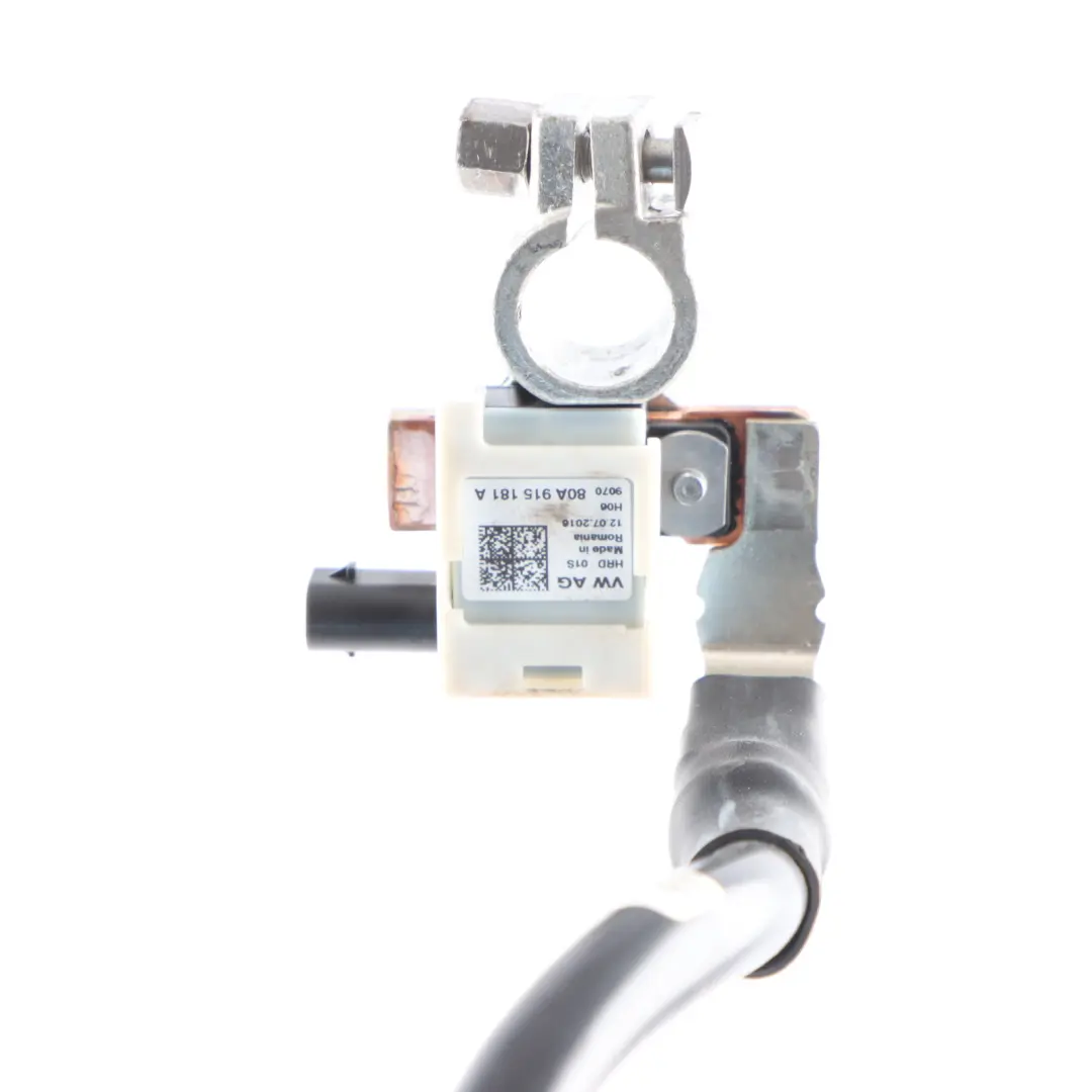 Audi Q5 8R Compact Battery Earth Negative Terminal Cable Lead - SKU 80A915181A - Part number 80A915181A