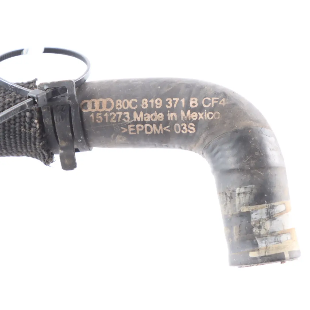 Audi Q5 FY Coolant Water Hose Line Cooling Unit Tube Pipe 2.0 Petrol - SKU 80C819371B - Part number 80C819371B