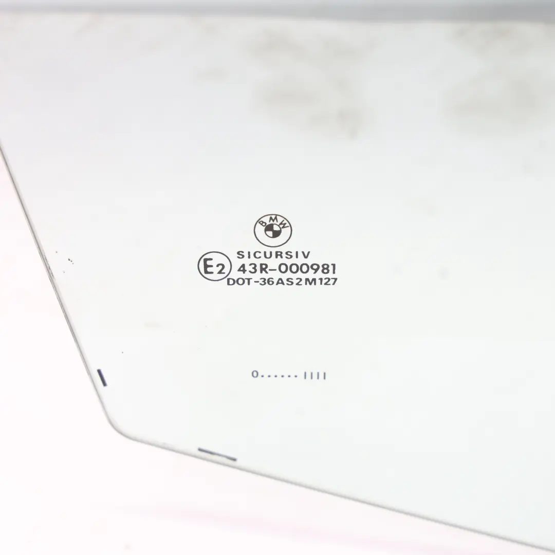 Vordertür Seiten Scheibe Glas Verglasung AS2 Grün Rechts für BMW E46 mit Teilenummer 8196026 BMW E46 Vordertür Seiten Scheibe Glas Verglasung AS2 Grün Rechts - SKU 8196026-1 - Teilenummer 8196026