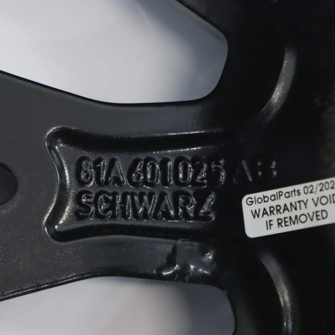 81A Schwarze Alufelge 19" 8J ET:45 Vielspeiche für Audi Q2 mit Teilenummer 81A601025AB Audi Q2 81A Schwarze Alufelge 19" 8J ET:45 Vielspeiche - SKU 81A601025AB-1 - Teilenummer 81A601025AB