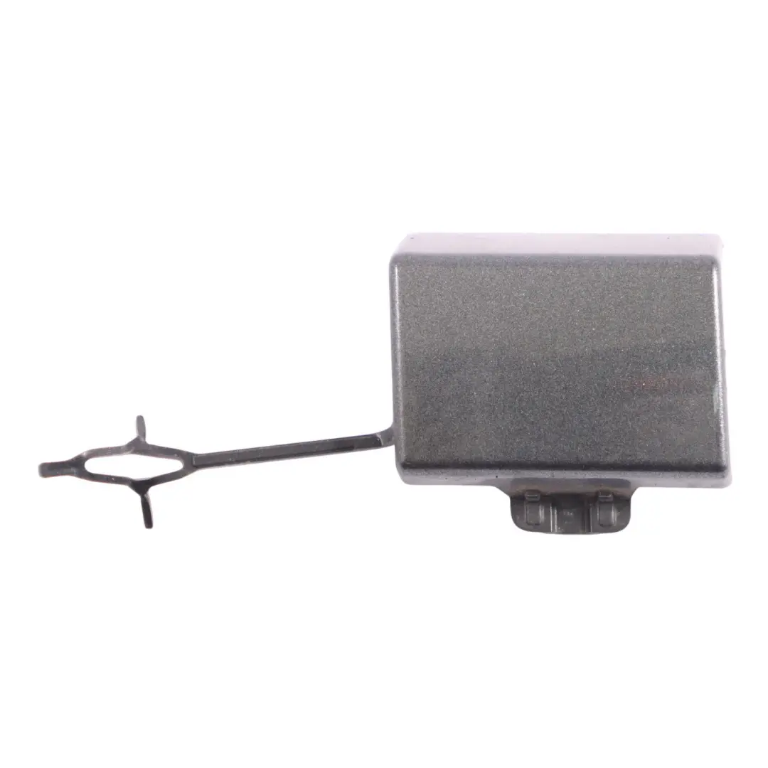 Bumper Towing Hook Eye Cover Daytona Grey Pearl Z7S to Audi Q2 GA Rear with Part number 81A807441D Audi Q2 GA Rear Bumper Towing Hook Eye Cover Daytona Grey Pearl Z7S - SKU 81A807441D-DGR - Part number 81A807441D