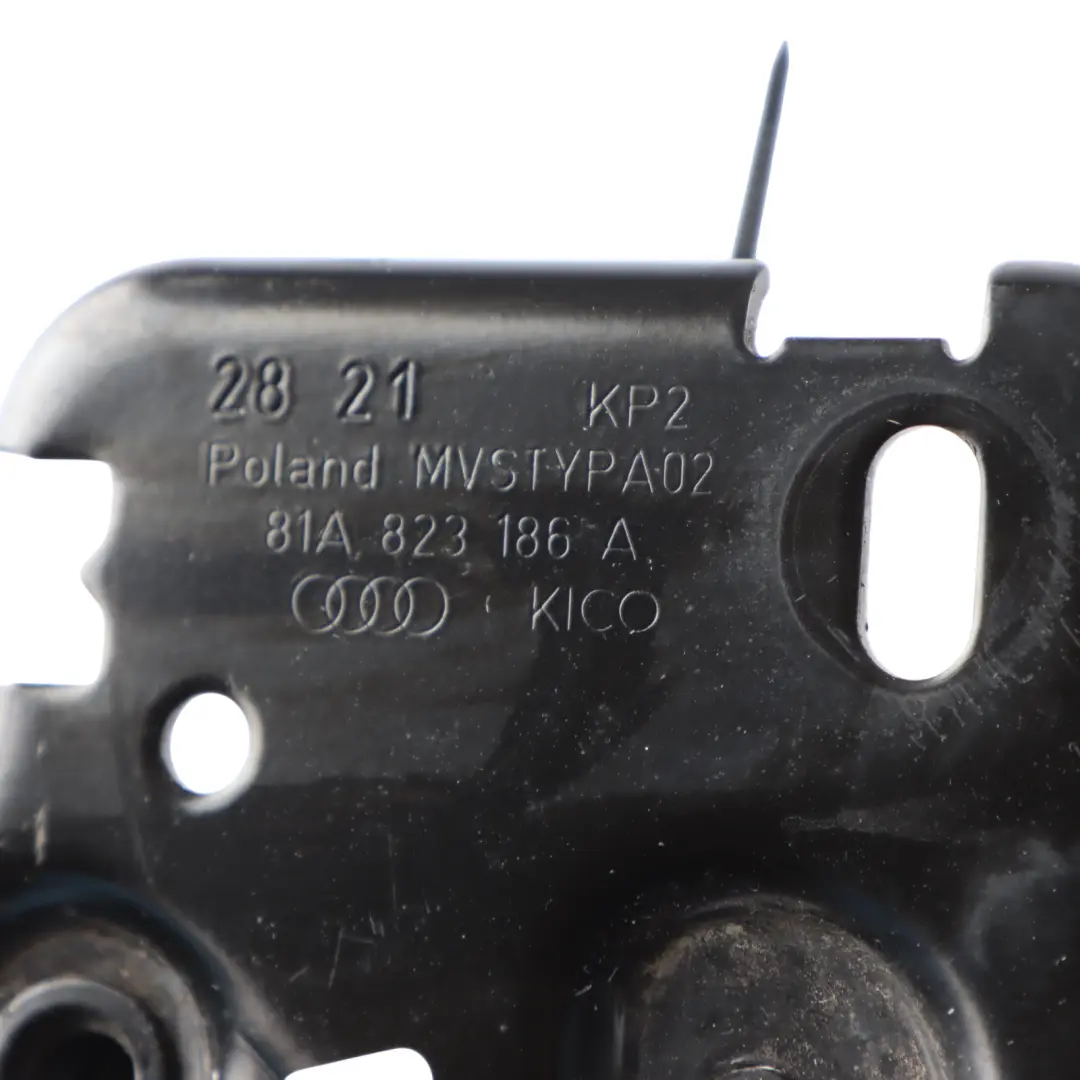 Bonnet Lock Hood Latch Catch Right O/S 81A823186B to Audi Q3 F3 with Part number 81A823186A Audi Q3 F3 Bonnet Lock Hood Latch Catch Right O/S 81A823186B - SKU 81A823186A - Part number 81A823186A