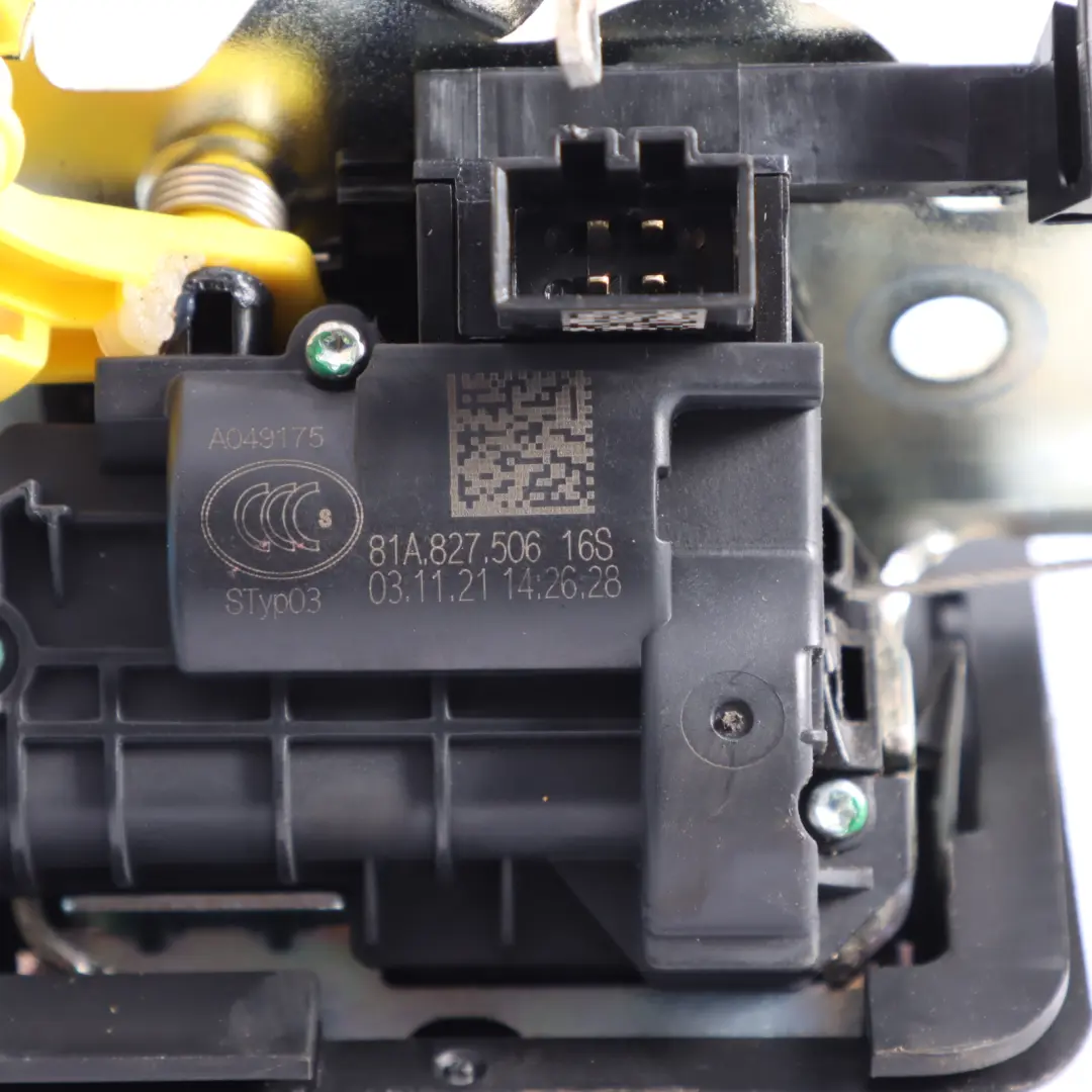 Audi Q3 F3 Trunk Lid Lock Tailgate Boot Latch Catch Mechanism Rear - SKU 81A827506 - Part number 81A827506