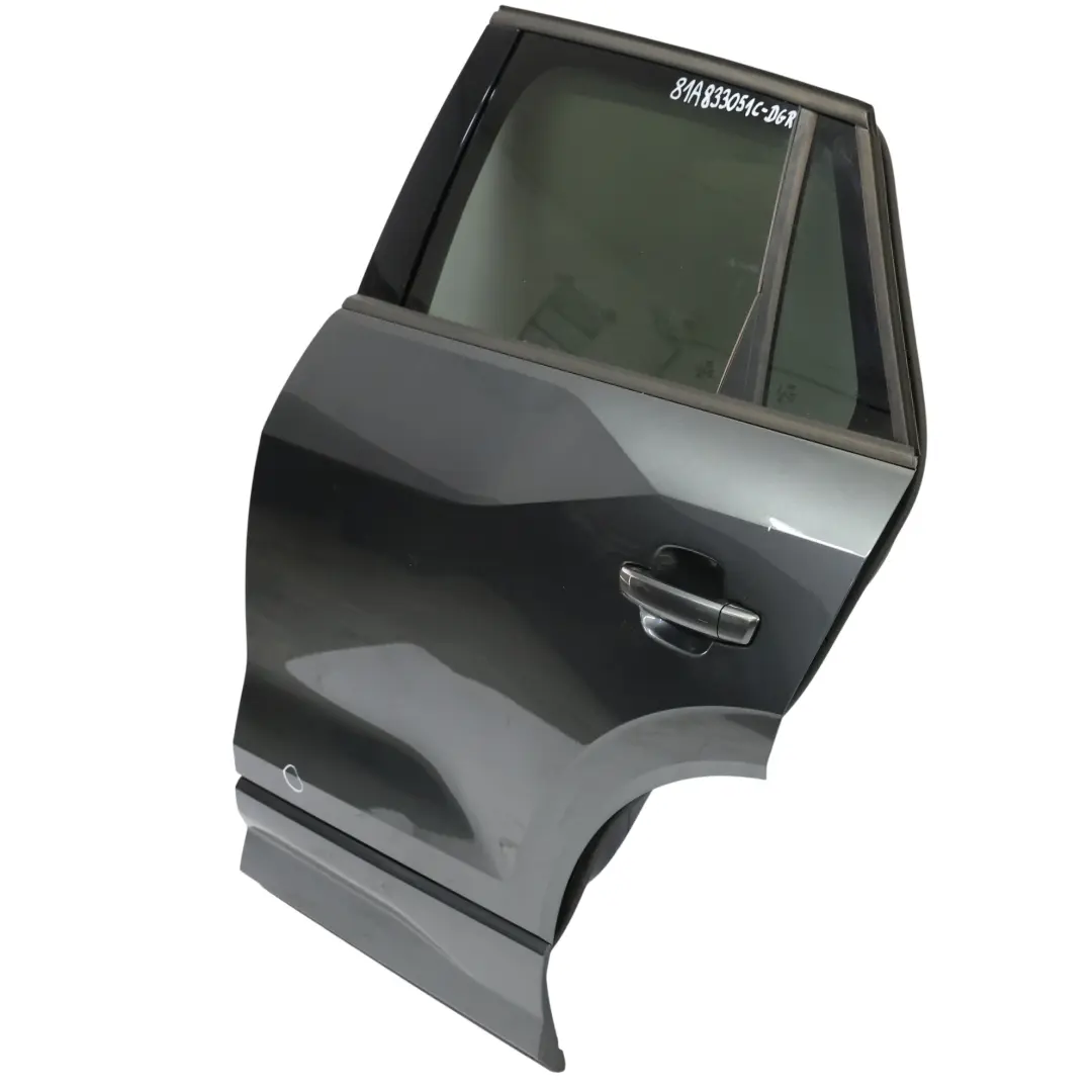 Puerta Trasera Izquierda Daytona Grey Efecto Perla - Z7S para Audi Q2 GA con número de pieza 81A833051C Audi Q2 GA Puerta Trasera Izquierda Daytona Grey Efecto Perla - Z7S - SKU 81A833051C-DGR - Número de pieza 81A833051C