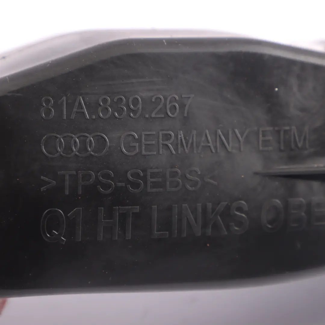 Audi Q2 GA Rear Door Brake Stop Limiter Hinge Strap Right Left N/O/S - SKU 81A839249 - Part number 81A839249