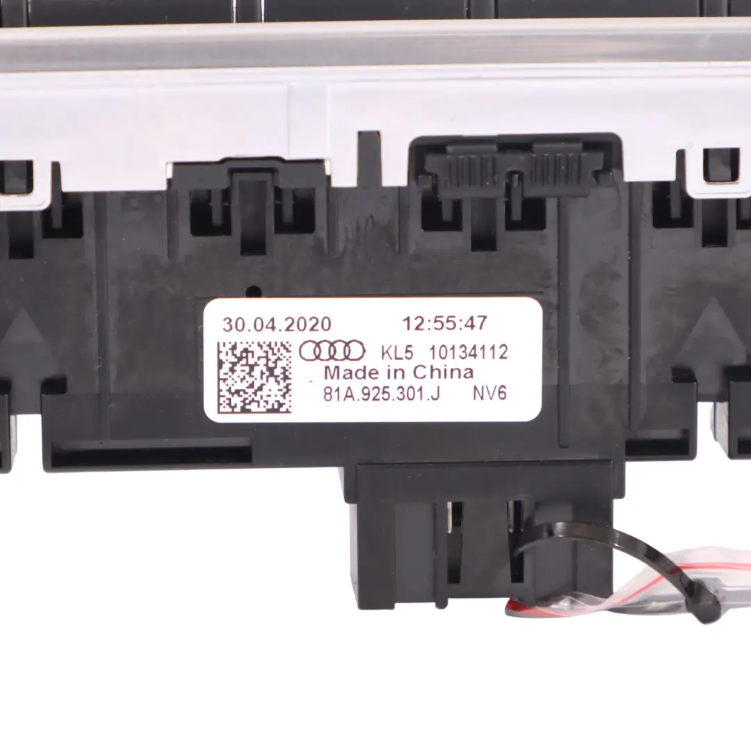 Audi Q2 GA Dashboard Switch Panel ASR Lock Hazard Lights Start Stop - SKU 81A925301J - Part number 81A925301J