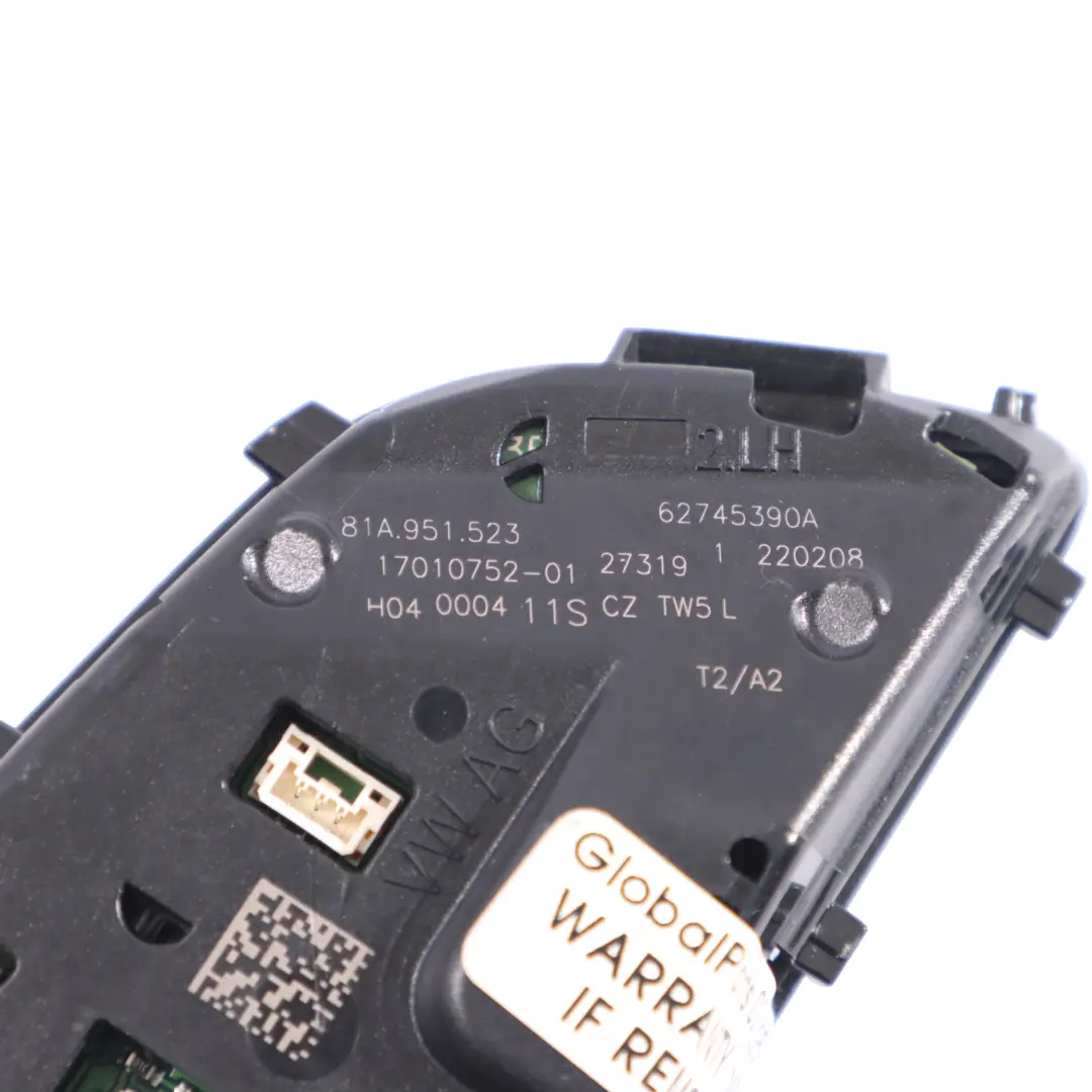 Steering Wheel Multifunction Control Switch Button to Audi A3 8V with Part number 81A951523 Audi A3 8V Steering Wheel Multifunction Control Switch Button - SKU 81A951523 - Part number 81A951523