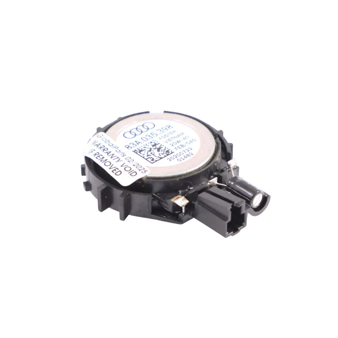Front Speaker Tweeter Sound A Pillar Front Right O/S to Audi Q5 FY with Part number 83A035398 Audi Q5 FY Front Speaker Tweeter Sound A Pillar Front Right O/S - SKU 83A035398 - Part number 83A035398