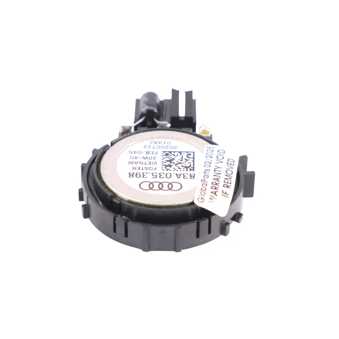 Front Speaker Tweeter Sound A Pillar Front Right O/S to Audi Q5 FY with Part number 83A035398 Audi Q5 FY Front Speaker Tweeter Sound A Pillar Front Right O/S - SKU 83A035398 - Part number 83A035398