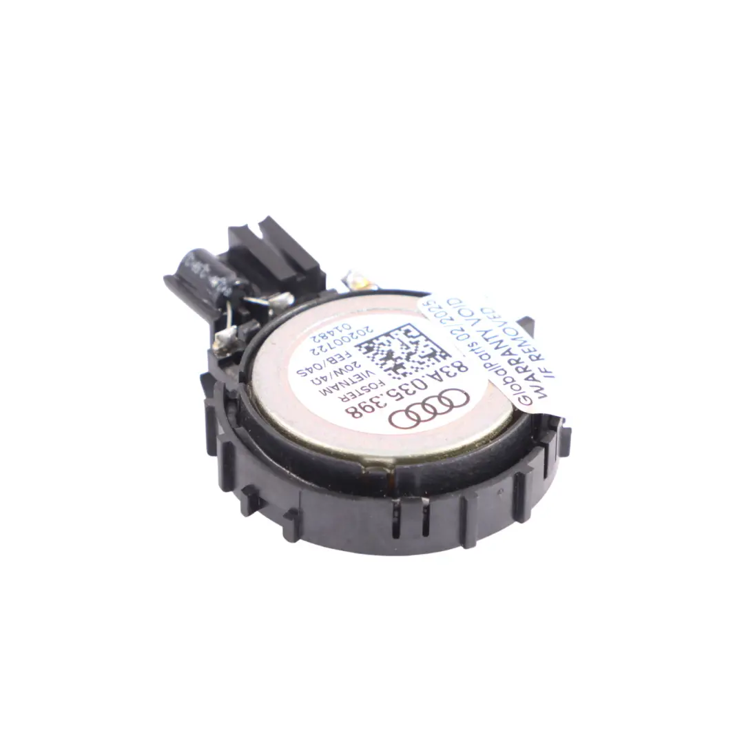 Haut-Parleur Avant Tweeter Son Montant A Avant Droit pour Audi Q5 FY à propos du numéro de pièce 83A035398 Audi Q5 FY Haut-Parleur Avant Tweeter Son Montant A Avant Droit - SKU 83A035398 - Numéro de pièce 83A035398