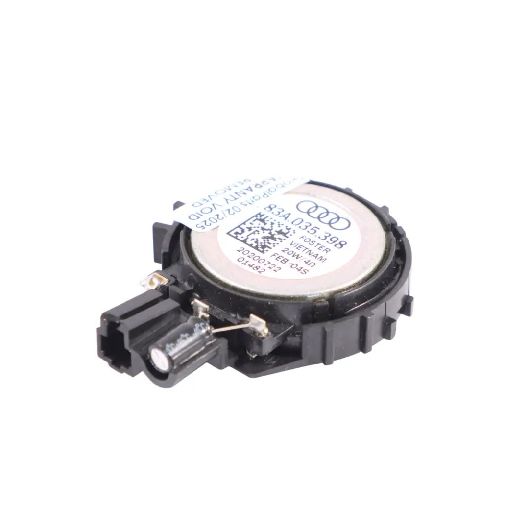 Audi Q5 FY Frontlautsprecher Hochtöner Sound A Säule Vorne Rechts - SKU 83A035398 - Teilenummer 83A035398