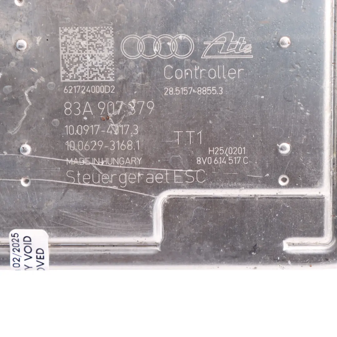 Brake Pump ABS Audi Q3 RSQ3 2.5 TFSI Module Control Braking Unit to with Part number 83A614517 Brake Pump ABS Audi Q3 RSQ3 2.5 TFSI Module Control Braking Unit - SKU 83A614517 - Part number 83A614517